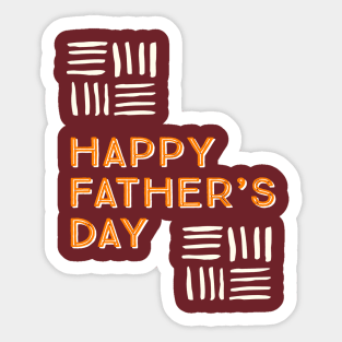 Happy Fathers Day Sticker